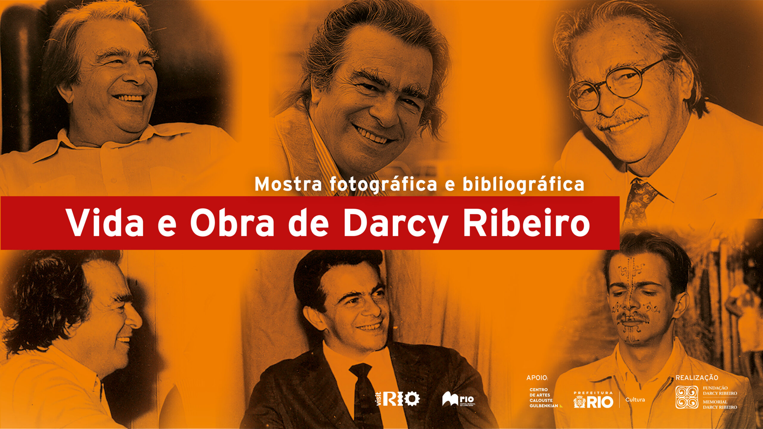 Para celebrar o aniversário de Darcy Ribeiro, a Fundar promove mostra fotográfica e bibliográfica,”Vida e Obra de Darcy Ribeiro”